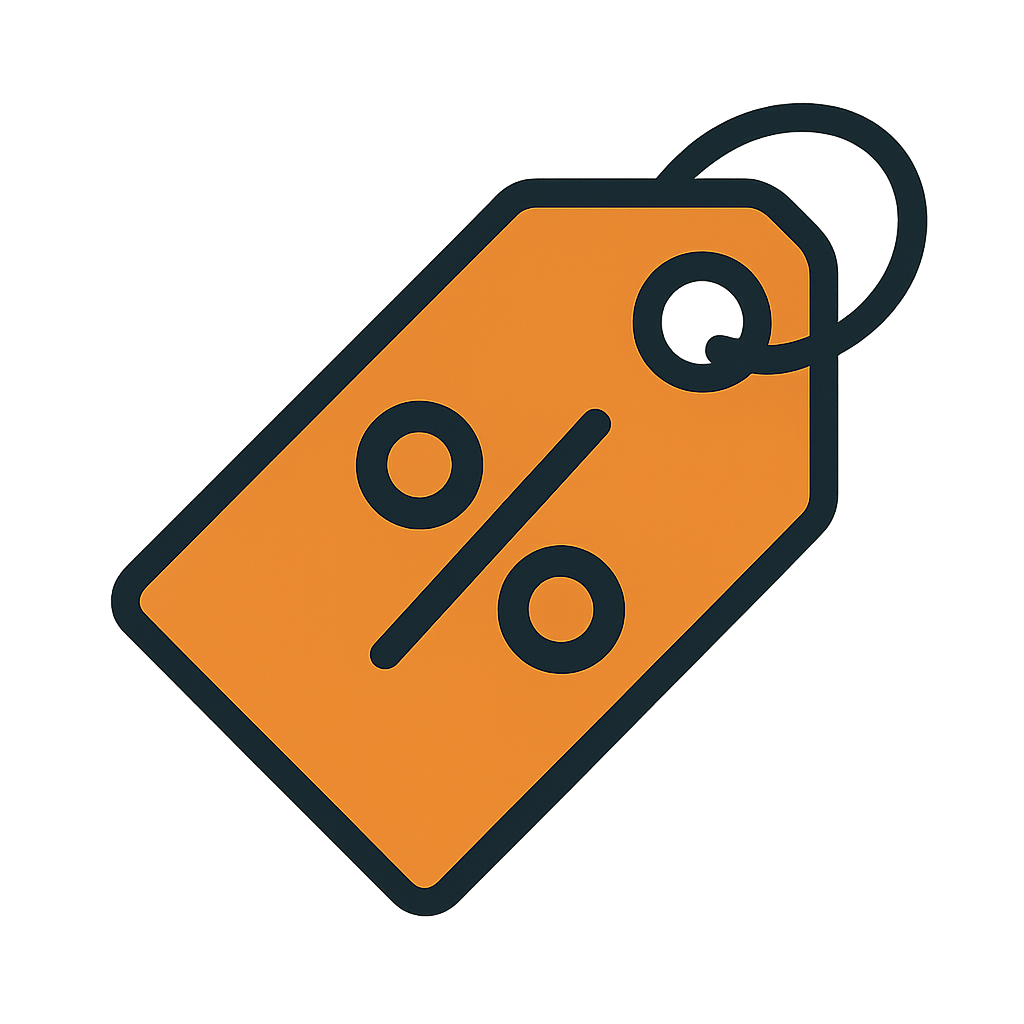 Angebote 1 Angebote Icon – Rabatt und Sonderaktionen